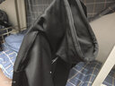 鲸规oversize连帽卫衣男春秋季美式复古重磅潮牌宽松中山卫衣大码外套 黑色 L  100-120斤 实拍图