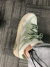 斐乐（FILA）斑斓鞋ROSETTA女鞋板鞋新款面包厚底鞋复古休闲鞋 灰白/奶油黄绿-ML 38.5 实拍图