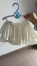 左西女童短裙夏装儿童裙子2026新款百褶半身裙蛋糕裙公主裙 白色 120 实拍图