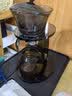 介屋懒人自动泡茶神器茶具套装家用轻奢高档玻璃功夫茶壶办公室喝茶 登高懒人茶具+宿青6杯+杯架 7头 实拍图