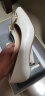 莱尔斯丹时尚优雅饰扣纯色鱼嘴浅口女单鞋5M50522 米白 CRK 36 晒单实拍图