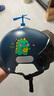 比莫姆3C认证电动车儿童头盔电瓶摩托车小孩子冬季保暖安全帽夏季防晒可爱男女宝宝四季通用3-12岁新国标 太空人藏青色【茶短镜】+【竹蜻蜓】 配茶色短镜片 实拍图
