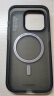 蓝猩先生 适用苹果15pro手机壳 iPhone15pro保护套magsafe磁吸充电壳双色肤感保护壳 典雅黑  实拍图