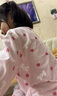 红豆儿童睡衣男女童春夏薄款纯棉家居服套装长袖裤空调服J3269水蓝160 实拍图