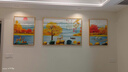 客厅装饰画沙发背景墙挂画2025新款高档大气壁画轻奢晶瓷三联画 家和 两边40*60中80*60晶瓷画【2.5米沙发】 实拍图