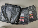 逅拾平口垃圾袋黑色60cm*80cm*100只单面1.2丝免撕物业办公商用塑料袋 实拍图