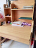 正木枫【现货速发】全实木书桌学生学习写字桌现代简约家用卧室电脑桌子 原木色单桌【实木+可调节高度】 100*60*135cm【双抽屉】 实拍图