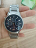 安普里奥·阿玛尼（Emporio Armani）手表男计时多功能商务防水情人节生日礼物送男友电子石英男表 蓝盘钢带 AR2448 实拍图
