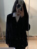 GARNUO灰色小西装外套女两件套装2025春秋新款小个子高级感宽松休闲西服 黑色套装【西装+裤子】 S 【101-110斤】 实拍图
