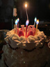 拾点渔 蛋糕装饰 生日蜡烛生日装饰生日布置蛋糕蜡烛卡通彩色火焰蜡烛 实拍图