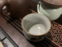 容山堂官窑彩绘茶杯大小号可养开片主人杯单个杯盏品茗杯功夫茶具 官窑茶杯-事事如意 实拍图