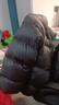 左西男童羽绒服2025冬季新款儿童三防加厚面包服长款外套 黑色 140 实拍图