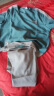 富夕中年运动套装女夏季新款时尚洋气40-50岁年轻妈妈夏装两件套短袖 蓝色 3XL建议120-135斤 晒单实拍图