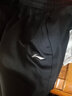 李宁（LI-NING）加绒运动裤子男秋冬季保暖防静电卫裤宽松束脚黑色休闲运动长裤 黑色【加绒/束脚-防静电】 M 实拍图
