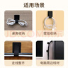 也仁电脑自粘魔术贴 黑色整理线缆收纳固定免打孔自粘带理线带 自带背胶粘贴式10个装 YR-LXD20 实拍图