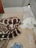 巴布豆（BOBDOG）婴儿床床垫新生儿童床垫空气纤维床垫隔尿透气可拆洗拼接床床垫 天然椰棕160*60*4cm（不含胶） 实拍图