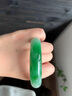 慕公子“帝王阳绿”糯冰种缅甸翡翠玉手镯子飘花镯子半山水翡翠(处理） 【断货王】“帝王阳绿”翡翠手镯 58mm-59mm（现货现发） 实拍图