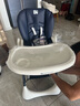 karmababy卡曼婴幼儿童宝宝餐椅可折叠便携式多功能儿童安全成长餐椅 【无置物篮】地中海蓝pro+音乐盘 实拍图