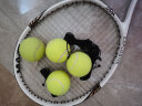 HEMMON【专业碳铝一体拍】单人网球回弹训练器初学者带绳网球拍成人儿童 碳素一体拍网球套装 实拍图