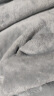 富安娜出品馨而乐牛奶绒四件套双人加厚加绒冬季法兰绒套件珊瑚绒被套 格调灰【防静电法兰绒】 1.2米床三件套(152*210cm) 晒单实拍图
