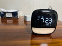 得力（deli）【王源同款】LCD电子闹钟学生多功能声控亮屏感应夜灯宿舍床头钟 【琥珀绿】多功能萌宠电子钟 实拍图