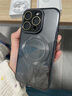 京工智造【自带镜头膜】适用苹果15promax手机壳iphone15保护套全包防摔magsafe磁吸充电车载硅胶透明软壳 苹果15Pro【黑色】贈钢化膜 一体镜头保护丨自带防尘网 实拍图