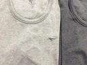 七匹狼2件 纯棉秋衣男士保暖上衣100%全棉毛衫中老年薄款内衣线衣打底衫 纯棉圆领上衣/两件装(深灰+浅灰) XL (175)推荐 130-150斤 实拍图
