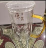 天喜（TIANXI）观山茶水分离杯玻璃高颜值办公室泡茶杯子耐高温过滤喝水茶道杯 【透明色】玻璃把手-500ml 实拍图