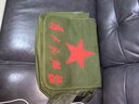红军包单肩包为人民服务包包怀旧军迷斜挎包绿书包帆布复古老式五星包男邮差包 大包军绿色五角星 实拍图