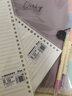 慢作 活页本 笔记本子活页笔记本文具高颜值可拆卸康奈尔本子网格本方格本记事本 【B5黑.横线】240页（1个外壳+2本内芯） 实拍图