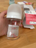贝亲(Pigeon) 奶瓶   玻璃奶瓶  自然实感第3代奶瓶  宽口径玻璃奶瓶 婴儿奶瓶 160ml  AA186 S号1个月以上 实拍图