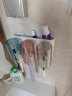 意可可牙刷置物架 免打孔漱口杯刷牙杯壁挂式浴室卫生间置物挤牙膏神器 幸福三杯 实拍图