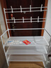 宅所防尘鞋架多层家用门口简易鞋架入户鞋架子出租房用置物架收纳鞋柜 升级多功能防尘鞋架5层77cm 白色 实拍图