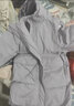 鸭鸭羽绒服女中长款冬季新款时尚城市轻户外运动休闲保暖外套XB 紫色 M 实拍图