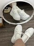 回力厚底小白鞋女2026春季新款休闲鞋女潮韩版学生百搭德训板鞋子 粉色【甜美可爱】 36 实拍图