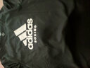 阿迪达斯 （adidas）短袖男2023夏季户外休闲运动服跑步健身速干T恤 黑/白 M  实拍图