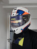 GSB摩托车头盔四季通用男女盔3C电动车摩托车通勤竞速头盔gsb361 蓝星际配透明镜片+顺丰快递 XXL（建议58-59头围） 实拍图