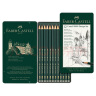 辉柏嘉（Faber-castell）9000铁盒素描铅笔12支套装原装进口专业5h-5b绘画铅笔美术用品素描工具119064 实拍图