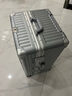DTA行李箱女男大容量新款2025铝框款超大号托运密码皮箱旅行拉杆箱子 尊贵银 28英寸 (适合10-20天出行) 实拍图