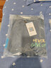真维斯（Jeanswest）纯棉短袖t恤男运动潮流百搭休闲半袖2025新款打底夏季美式体恤衫  蔚蓝(宣言胸标) XL (180) (不起球不掉色) 实拍图