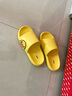 B.Duck小黄鸭童鞋儿童拖鞋男女童四季室内家居鞋浴室一字拖5916黄色40 实拍图