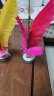 杜威克 毽子大号鹅毛羽毛彩色比赛毽球牛筋底花键儿童毽子5个装 实拍图