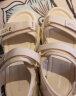 红蜻蜓2024夏季厚底织带魔术贴运动凉鞋户外沙滩鞋 WTK24215米色37 晒单实拍图