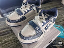 MLB官方情侣板鞋男 新年增高学长鞋老花休闲鞋运动鞋女鞋子3ASXCDN3N 纽约洋基队/深海军蓝色 42.5 270 实拍图