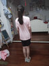 361°童装男女童短袖针织衫夏季新款速干儿童休闲T恤中大童冰爽上衣 本白1204-男女童 160 cm 实拍图