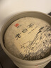 融达 粗陶普洱茶饼储存罐收纳盒存放器存茶罐中式复古密封防潮白茶叶罐 粗陶茶饼罐山居图5层 实拍图