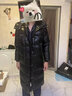 金羽杰明星同款冬季加厚保暖黑金羽绒服女长款新潮轻暖面包服Y23806208Y 实拍图