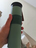 波比熊简约保温杯女高颜值学生滤网泡茶水杯男士304不锈钢便携车载杯子 大号凡森青+杯刷贴纸 500ml 实拍图