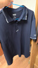 探路者POLO衫T恤短袖户外运动速干衣防紫外线透气半袖 藏蓝男 2XL 实拍图