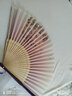 臻臻上品扇子女古风丝绸折扇中式古装汉服舞蹈扇折叠扇中国特色礼品送老外 BR花间蝶舞C【紫色】 实拍图